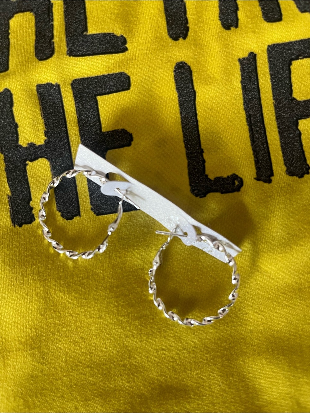 Twisted Hoop Earrings